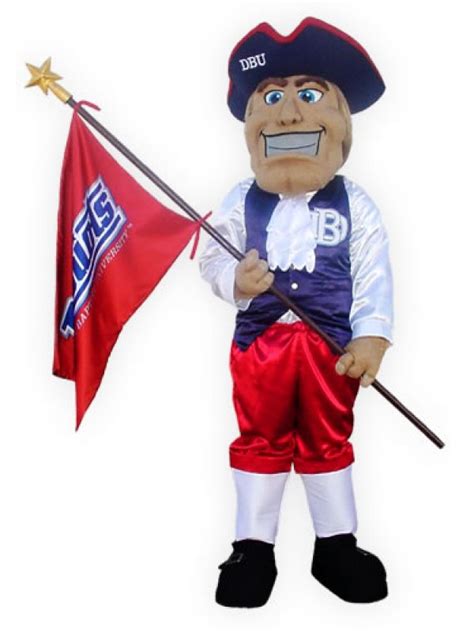 Patriot mascot of dbu